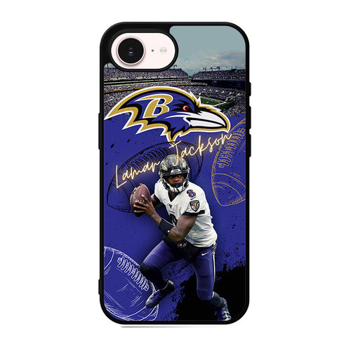 Lamar Jackson Baltimore Ravens iPhone 17e Case