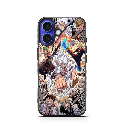 One Piece Luffy Zoro and Sanji iPhone 16 Case