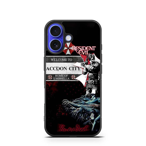 Resident Evil Home of Umbrella Collide iPhone 16 Case