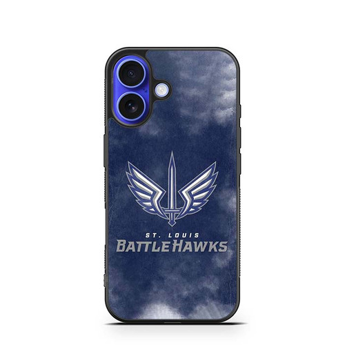 St Louis Battlehawks iPhone 16 Case
