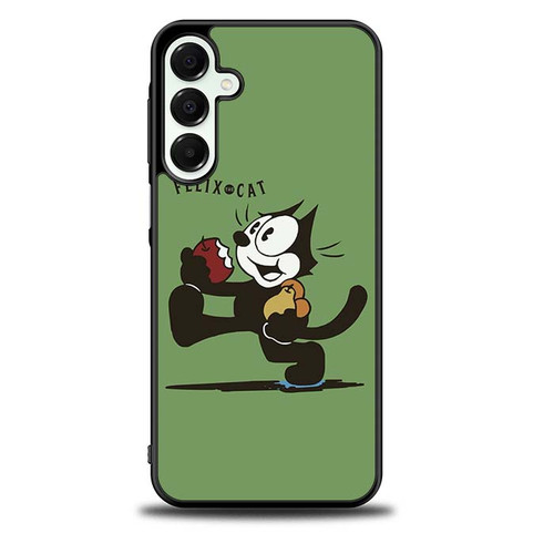 Felix The Cat Eat Apple Samsung Galaxy A16 5G Case