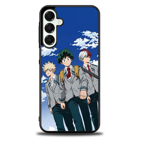 My Hero Academia Bakugo Midoriya and Todoroki Samsung Galaxy A16 5G Case