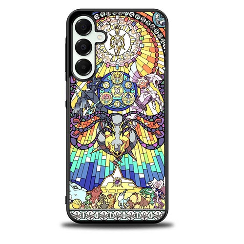 Pokemon Stained Glass Style Samsung Galaxy A16 5G Case