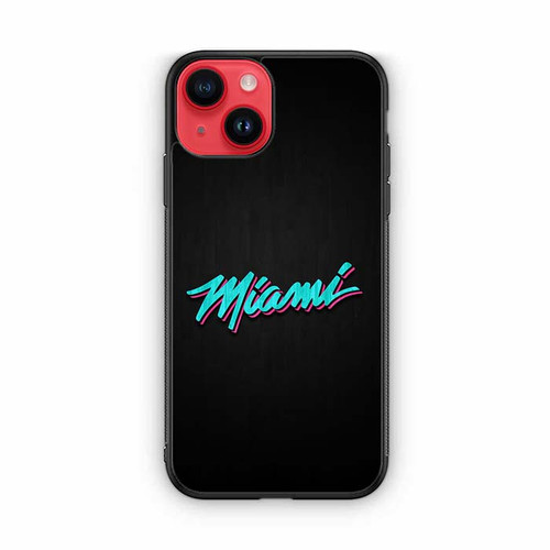 Miami Heat Neon iPhone 14 Case