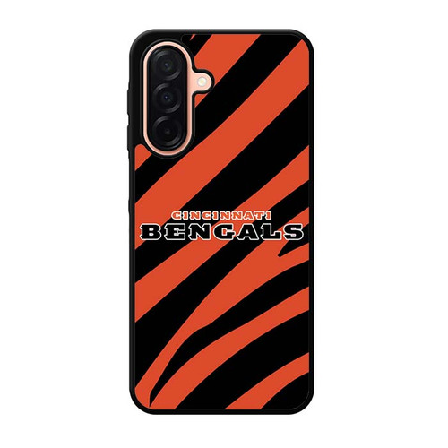 Cincinnati Bengals Tiger Pattern Samsung Galaxy A26 5G Case