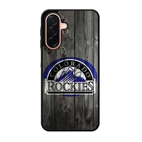 Colorado Rockies Wooden Pattern Samsung Galaxy A26 5G Case