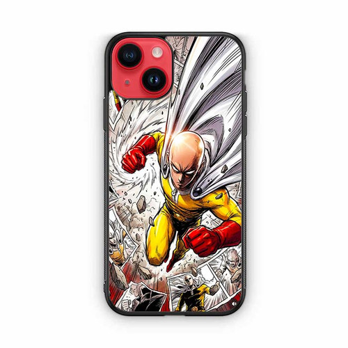 One Punch Man Saitama Comic iPhone 14 Case