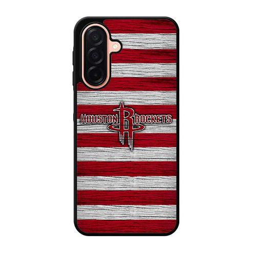 Houston Rockets Wooden Pattern Samsung Galaxy A26 5G Case