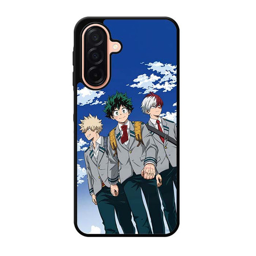 My Hero Academia Bakugo Midoriya and Todoroki Samsung Galaxy A26 5G Case