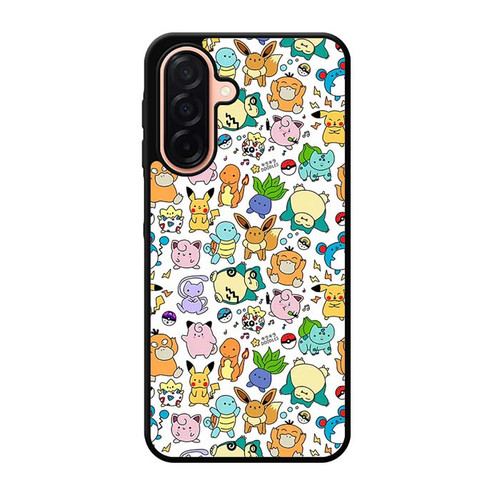 Pokemon Snorlax Eevee and Bulbasaur Samsung Galaxy A26 5G Case