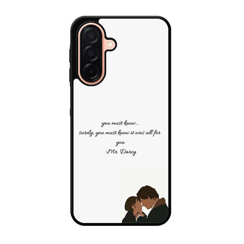 Pride and Prejudice Quote Samsung Galaxy A26 5G Case