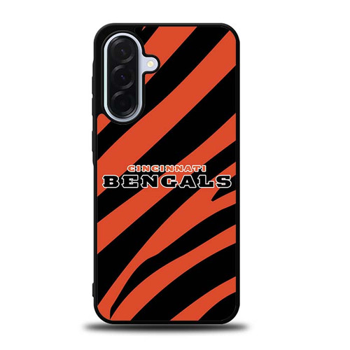 Cincinnati Bengals Tiger Pattern Samsung Galaxy A36 5G Case