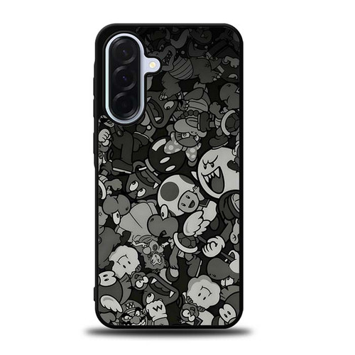 Mario Luigi Bowser Toad Boo and Wario Samsung Galaxy A36 5G Case