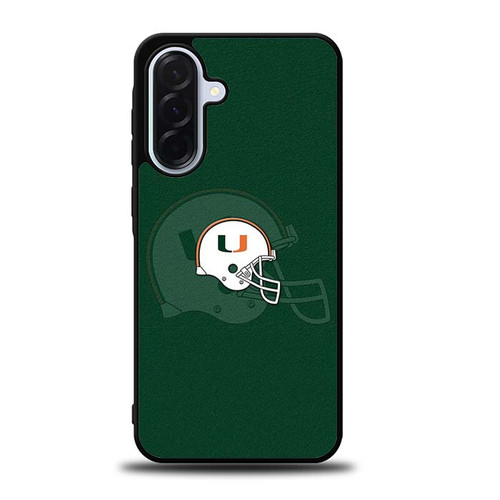 Miami Hurricanes Helmet Samsung Galaxy A36 5G Case