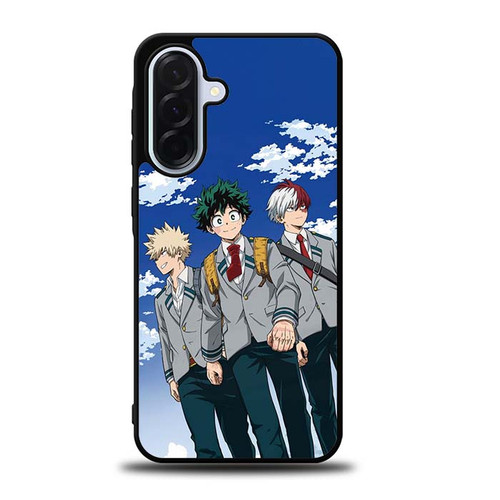 My Hero Academia Bakugo Midoriya and Todoroki Samsung Galaxy A36 5G Case