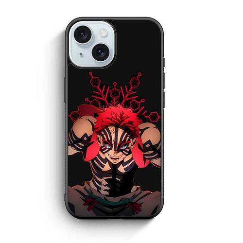 Demon Slayer Akaza Compass iPhone 15 Case