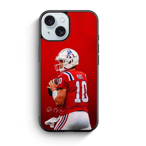 Drake Maye New England Patriots iPhone 15 Case