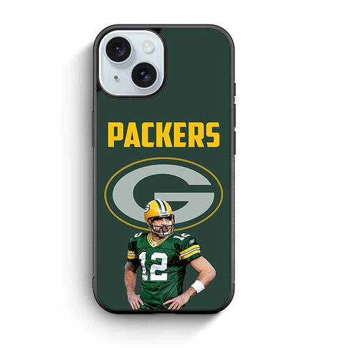 Green Bay Packers Aaron Rodgers iPhone 15 Case