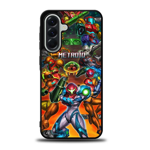 Metroid collage Samuss evolution Samsung Galaxy A56 5G Case