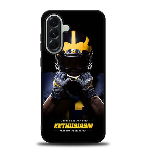 Michigan Wolverines Enthusiasm Samsung Galaxy A56 5G Case