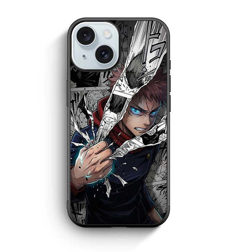 Jujutsu Kaisen Itadori Yuji Comic Art iPhone 15 Case