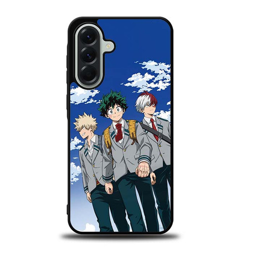My Hero Academia Bakugo Midoriya and Todoroki Samsung Galaxy A56 5G Case
