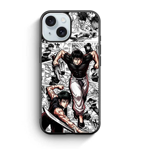 Jujutsu Kaisen Toji and Maki Zenin iPhone 15 Case