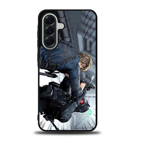 Resident Evil Requiem Leon Vs Hunt Samsung Galaxy A56 5G Case