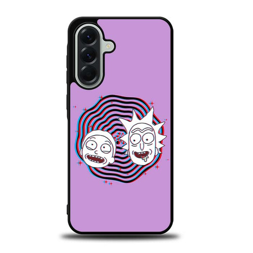 Rick and Morty Anaglyph Abyss Samsung Galaxy A56 5G Case