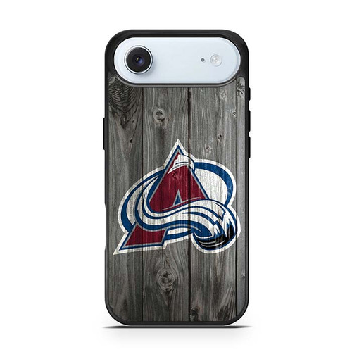Colorado Avalanche Wooden Pattern iPhone Air Case