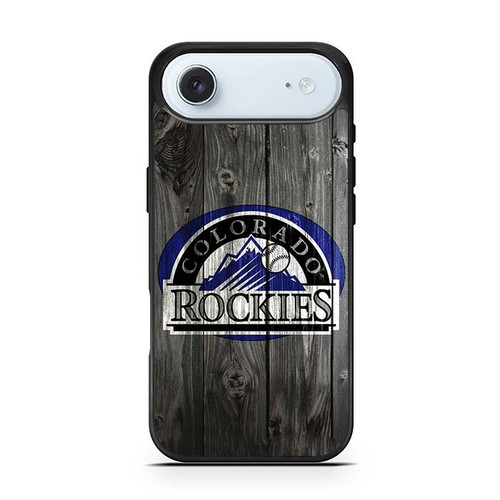 Colorado Rockies Wooden Pattern iPhone Air Case