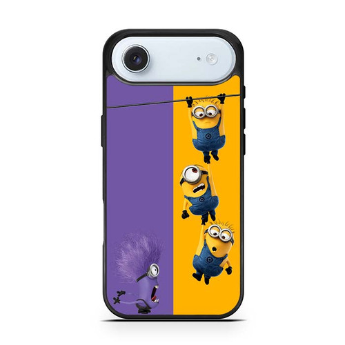 Minions and one purple evil minion. iPhone Air Case