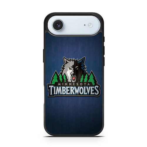 Minnesota Timberwolves Wooden Pattern iPhone Air Case