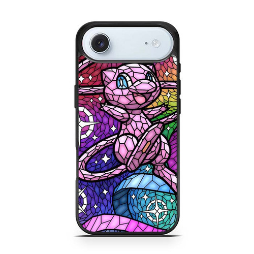 Pokemon Mew Stained Glass Pattern iPhone Air Case