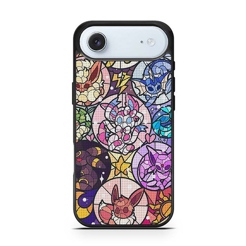 Pokemon Stained Glass Look iPhone Air Case
