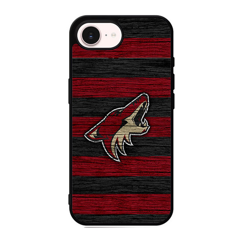 Arizona Coyotes Wooden Pattern iPhone 17e Case