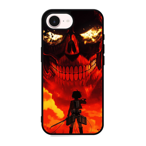 Attack on Titan Mikasa Vs Titan iPhone 17e Case