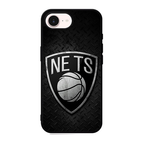 Brooklyn Nets Metal Pattern iPhone 17e Case