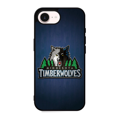 Minnesota Timberwolves Wooden Pattern iPhone 17e Case