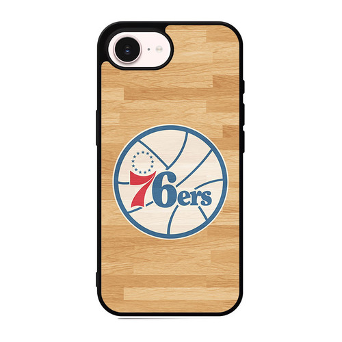Philadelphia 76ers Wooden Pattern iPhone 17e Case