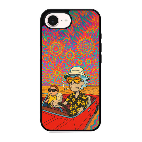 Rick and Morty Psychedelic Vibe iPhone 17e Case