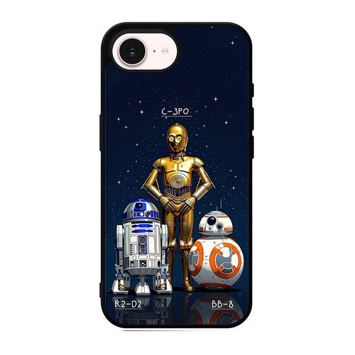Star Wars Saga C-3PO R2-D2 BB-8 iPhone 17e Case