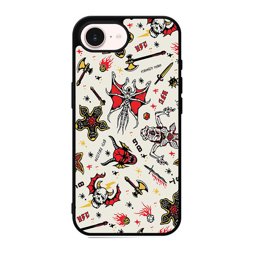 Stranger Things Hellfire Gothic Chaos 02 iPhone 17e Case