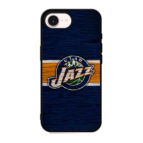 Utah Jazz Wooden Pattern iPhone 17e Case