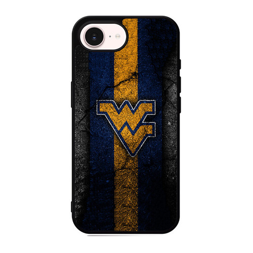 West Virginia Mountaineers Asphalt Texture iPhone 17e Case
