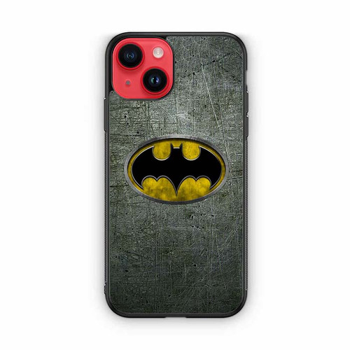 Batman Logo Wall Pattern iPhone 14 Case