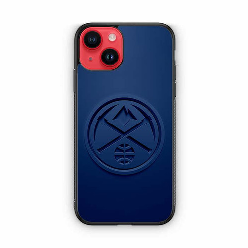 Denver Nuggets Logo Dark Blue iPhone 14 Case