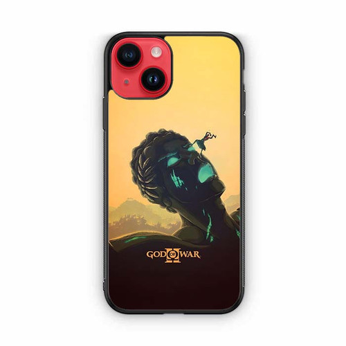 God of War II against the Colossus of Rhodes iPhone 14 Case