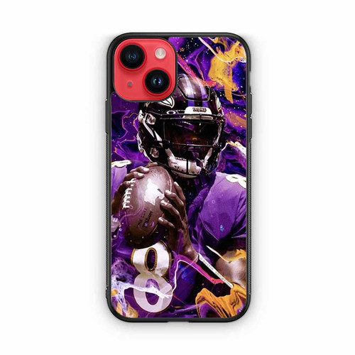 Lamar Jackson Baltimore Ravens 02 iPhone 14 Case