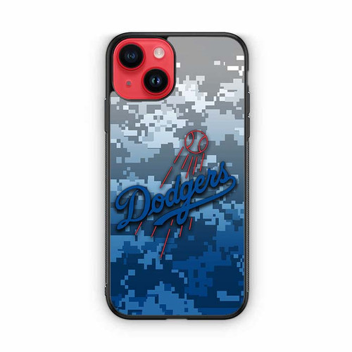 Los Angeles Dodgers Camo iPhone 14 Case